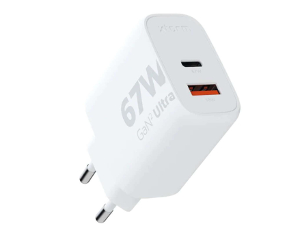 Ładowarka i akumulator XTORM Ładowarka sieciowa GaN2 Ultra 67W biała XXEC067